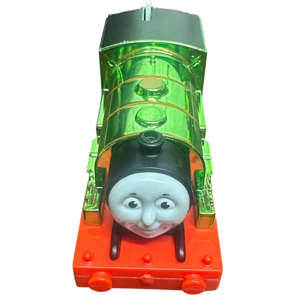 Lot Of 2 Thomas Friends Percy Limited Metallic Green Motorized 2013 Train WORKS - Picture 5 of 16